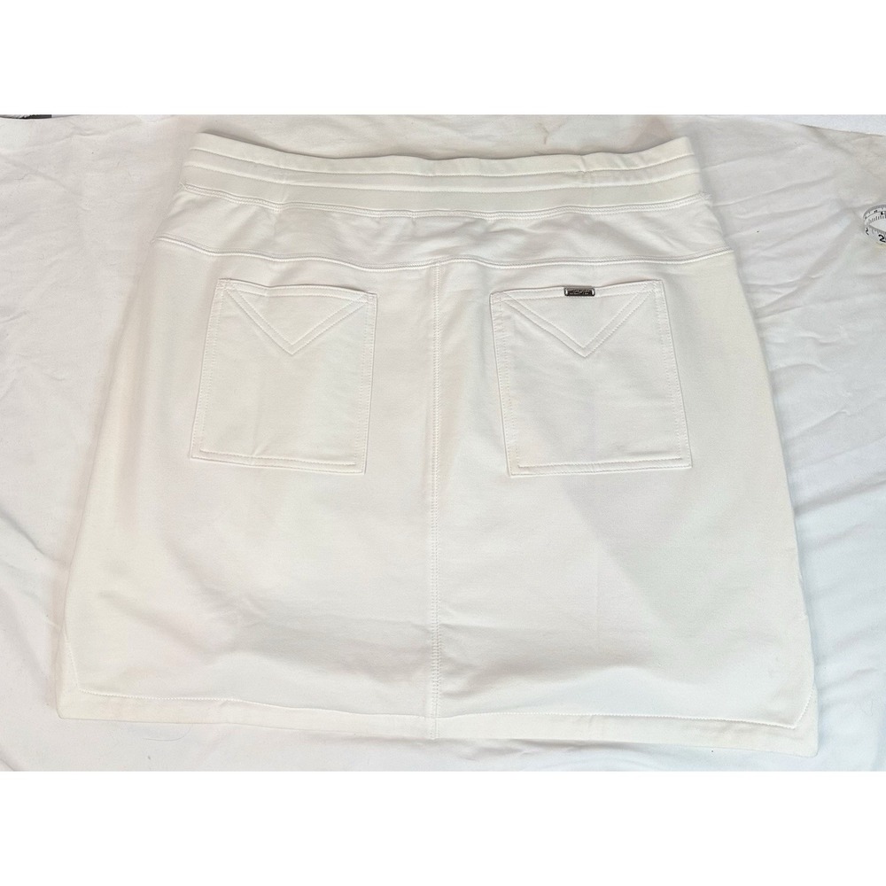 JoFit White Athletic Skort L Golf Tennis Stretch Drawstring Active Sport - Picture 7 of 8